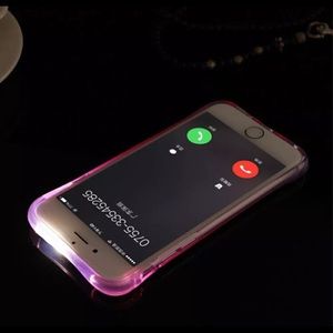 LED Light Case & Tempered Glass For iPhone 6 Plus